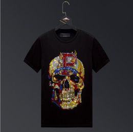 drill Cool Rhines anime Skull TShirt Men Short Sleeve Summer Tops T Shirt Male Fashion tshirt 029469110