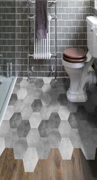 10pcsset Waterproof Bathroom Floor Stickers Peel Stick Self Adhesive Floor Tiles Kitchen Living Room Decor Non Slip Floor Decal6774046