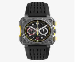 Quartz Watch Men Br Bell Stainless Steel Ross Es Wrist Luxury Military8686045