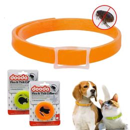 Pet Flea Insecticidal praktisk anti Dogs Cat Collar Justerbar anti -Insect Myggor Ring Nackband Hundskydd -insekt