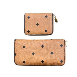 M Designer Wallet for Women Long and Short Card Holder Fashion Zipper Wallets Hand Bag Ladies Designers Purse 233m