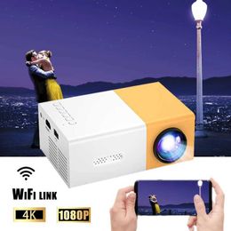 Projectors YG300 Intelligent Projector WiFi autofocus Bluetooth Android LED highdefinition projector suitable for outdoor portable projectors in 1000 lumens ho