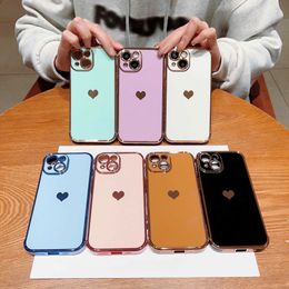 Cell Phone Cases Four corner anti fall electrocardiogram beautiful and simple phone case iPhone 7~iPhone 15 ProMax protective cover J240509