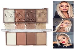 Contour Bronzer Face Shading Powder Palette Highlighter Makeup Face Contouring Grooming Pressed Powder For 3808100