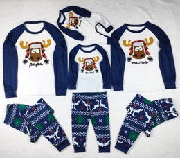 European and American Family Matching Outfits Christmas Day Baby Children's Pyjamas Home