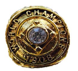 1908 Cubs World Baseball ring Souvenir Men Fan Gift 2019 wholesale Drop Shipping4570387