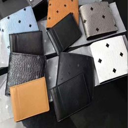 Classic fashion Korea Wallets M men's and women's large-capacity wallet Printed leather wallet 212o