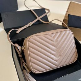 S Tassel Designer Camera Shoulder bag MICHAEL KADAR Purse Women's Clutch Leather Tote Handbag Travel Crossbody Bags High Texture Wallet Adjustable Webbing Strap Bag