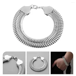 Charm Bracelets Cuban Link Bracelet Punk Jewellery Wrist Cuff Mens Chain For Men