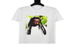 22SS New Limited Buju Banton Tee Classic Box Letter Summer High Street Tshirts Solid Simple Fashion Casual Breathable Men Women S4580242