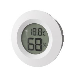 Updated Round Digital LCD Thermometer Hygrometer Celsius Fahrenheit Switch Temperature Humidity tester refrigerator Freezer Meter Monitor