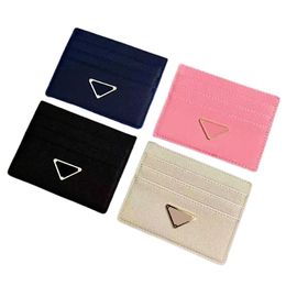 luxury Designer Card Holders purse Fashion Womens men Purses With Box Double sided Credit Cards Coin Mini Wallets handbags P50117 2401