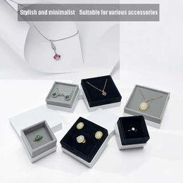 Jewellery Boxes Three-layer Paper Jewellery Packaging Box Ring Earrings Necklace Storage Organiser Display High-end White Jewellery Box Wholesale