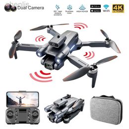 Drones New S1S Mini Drone 4K Professional 8K HD Camera Obstacle Avoidance Aviation Photography Brush No Folding Four Helicopters 3km d240509