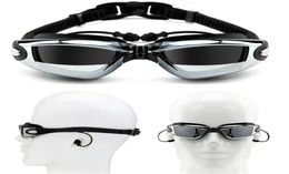 Myopia Swimming Goggles Earplug Professional Adult Silicone Swim Cap Pool Glasses anti fog Men Women Optical waterproof Eyewear FT6781440