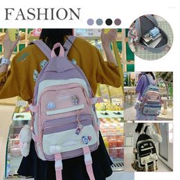 Backpack Kids School Bag Primary Bags Children Cartoon Large Capacity Waterproof Multiple Pockets Schoolbags