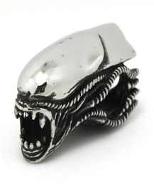 Newest chewing Pendant 316L Stainless Steel Jewelry Cool Design Men Boys Alien Shape Pendant1869652