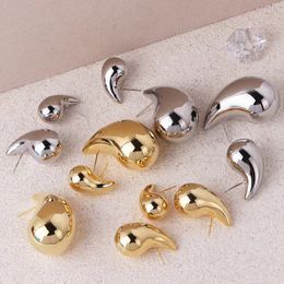 20pcs/lot offrage drop arringextizedized cunky hoop earrings for women girl軽量ハイポアレルギー金めっきめっき大きなイヤリング