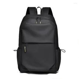 Backpack Junior's Schoolbag Men's Simplicity Solid Colour Waterproof Large Capacity Computer Bag Printable Fashion