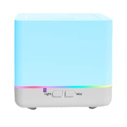 300ml Colour essential oil diffuser, adjustable fog 7 atmosphere lights automatically turn off aroma diffuser, suitable for bedroom/office/home/baby room