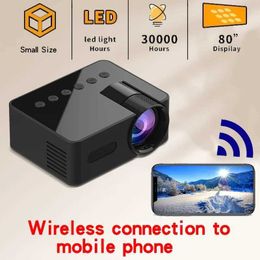 Projectors The YT100 projector supports 1080P high-definition projector wireless connection to mobile phones and built-in speakers on tablets J240509