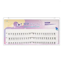 False Eyelashes Single Cluster Lower Lashes Natural Look Fluffy Thin Band For Women And Young Girls