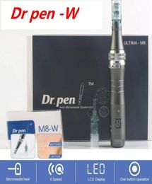 Professional dr pen ultima m8 Microneedle Skin Care rechargeable dermapen microneedling dermastamp with needle cartridges DHL2510982