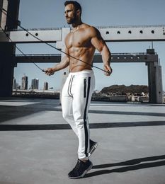 Running Trackpants Mens Skinny Joggers Sweatpants Bodybuilding Sports Cotton Pants Gym Sportswear Male Fitness Workout Trousers5214792