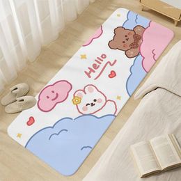 Carpets Kitchen Carpet Non-slip Mat Kawaii Floor Mats Cute Front Door House Entrance Rug For Bedroom Useful Things Home Decorations