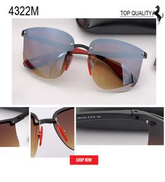2020 Brand Design 4322 flash Sunglasses Men Women Trends Vintage Square uv400 SunGlass gradient Oculos Fararii lightweight gaf2612896