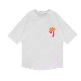 Palm PA 24SS Summer Rainbow PALM Letter Printing Logo T Shirt Boyfriend Gift Loose Oversized Hip Hop Unisex Short Sleeve Lovers Style Tees Angels 2215 NYPP