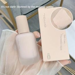 1PC Liquid Foundation Full Concealer Waterproof Base Brighten Whitening Cover Dark Circles Matte Face Makeup Cosmetic y240428