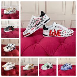 designer shoes casual shoes trainers casual versatile Breathable sports shoes mens shoes Classic Graffiti shoes Flat sports shoes