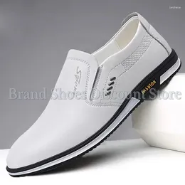 Casual Shoes Brand Leather For Men Designer Loafers High Quality Adult Moccasins Driving Male Footwear Men's Formal