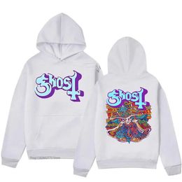 Men's Hoodies Sweatshirts Seven Inches of Ghost Band Hoodies Men Sweatshirt Autumn Winter Clothes Women Fashion Anime Tops Kpop Strtwear Men Pullover T240507