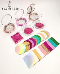 Eyelash jam Square box internal Glitter Background Paper for Round box Professional Packaging Accessories whole6068759