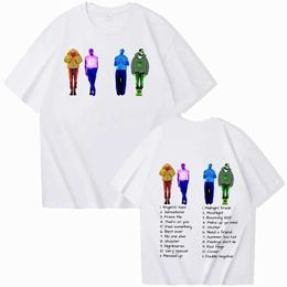 Men's T-Shirts 2024 Summer Chris Brown Rapper Hip Hop Music T-Shirts Fashion Harajuku O-Neck Cotton Short Slve Man Woman Shirts Fans Gift T240506