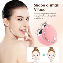 Home Beauty Instrument Portable electric facial lifting roller massager EMS micro current sound wave vibration skin tightening massage beauty equipment Q240508