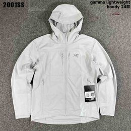 방수 디자이너 재킷 야외 스포츠웨어 24 New Gamma Lightweight Soft Shelt Lightide Jacket 남성과 여성 5FHA