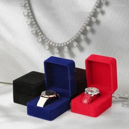 Jewelry Pouches Watch Travel Case Flannelette Storage Box Wrist Accessories Display Unisex Holder For Daily Wear