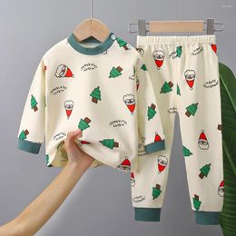Clothing Sets Children's Christmas Set Baby Girl Clothes Boys And Girls Cartoon Cotton
