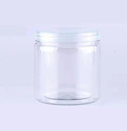 Storage Bottles Jars 8 Oz 250g Plastic Clear Body Scrub Cream Jar Empty Reuse Container With Lids Printable Custom Logo Drop3930655