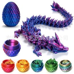 3D Colour Decoration Creative Play Printing Egg God Box Set Dragon Pendant Handmade Gift