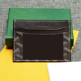 Goyyard Designer Wallet Card Holder Men Women Wallet Goyatd Bag Leather Wallet With Case Wholesale Go Yard Card Holder Fashions Holders Coin 6 Slot Key Holder 811