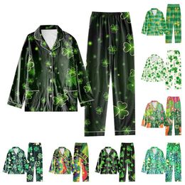Women's Sleepwear Casual Suit Valentine's Day Printed Top Pants Home Clothing Pyjama Set Autumn Funny Pattern Sleep Tops Ropa Mujer