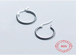 trending design China produce real 925 sterling silver 19 cm hoop earring with great college jewelry1355877