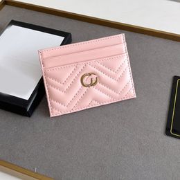 Designer Purses Mens Wallets Women Men Luxury Brand Cardholder Fashion Small Coin Pocket G Card Holders Woman Cowhide Couple Wallet 193 238P