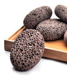 Natural Exfoliator Foot Stone Dead Skin Remover Pumice Stone Feet Care Foot SPA Natural Volcano Foot Massager Stone Party Gift4080237