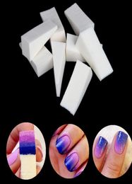 Whole 24pcs New Woman Salon Nail Sponges Stamp Stamping Polish Transfer Tool DIY for UV Acrylic Colors Gel Manicure Accessory3555134