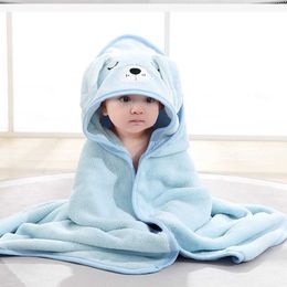 Towels Robes Cartoon Baby Bath Towels Soft Newborn Hooded Towel Blanket Cute Toddler Bathrobe Warm Sleeping Swaddle Wrap for Boys Girls